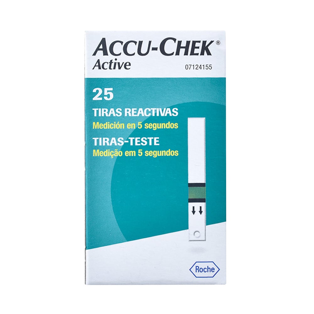 TIRAS ACCU-CHEK ACTIVE 25 UNIDADES