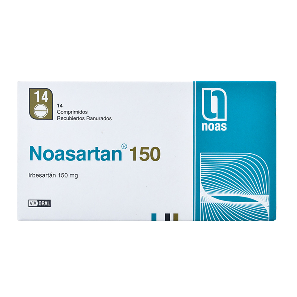Noasartan 150 mg 14 Comprimidos Recubiertos Ranurados