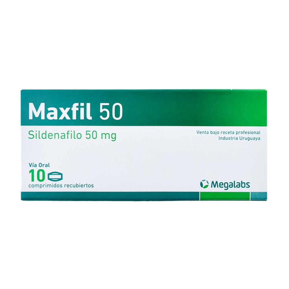 Maxfil 50 mg 10 Comprimidos Recubiertos