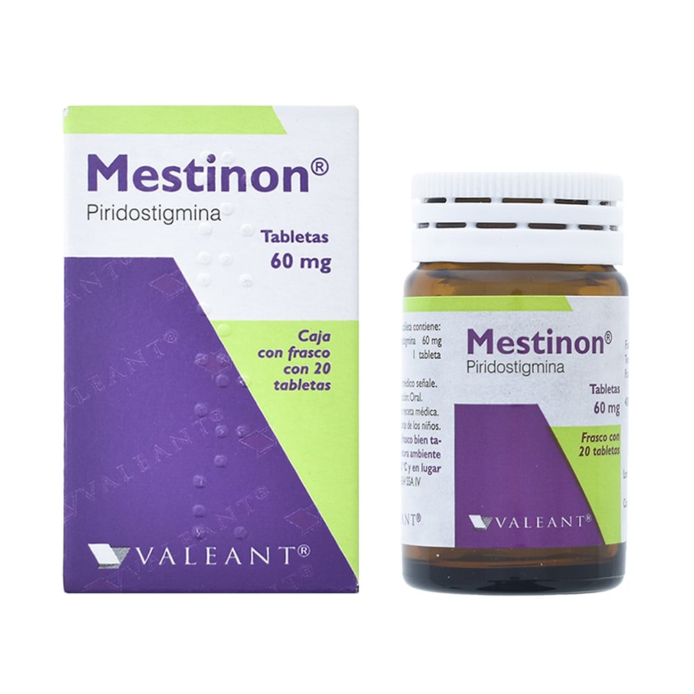 Mestinon 60 mg 20 Tabletas