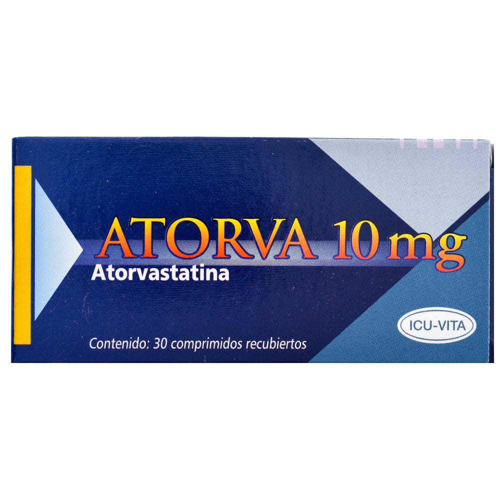 Atorva 10 mg 30 Comprimidos Recubiertos