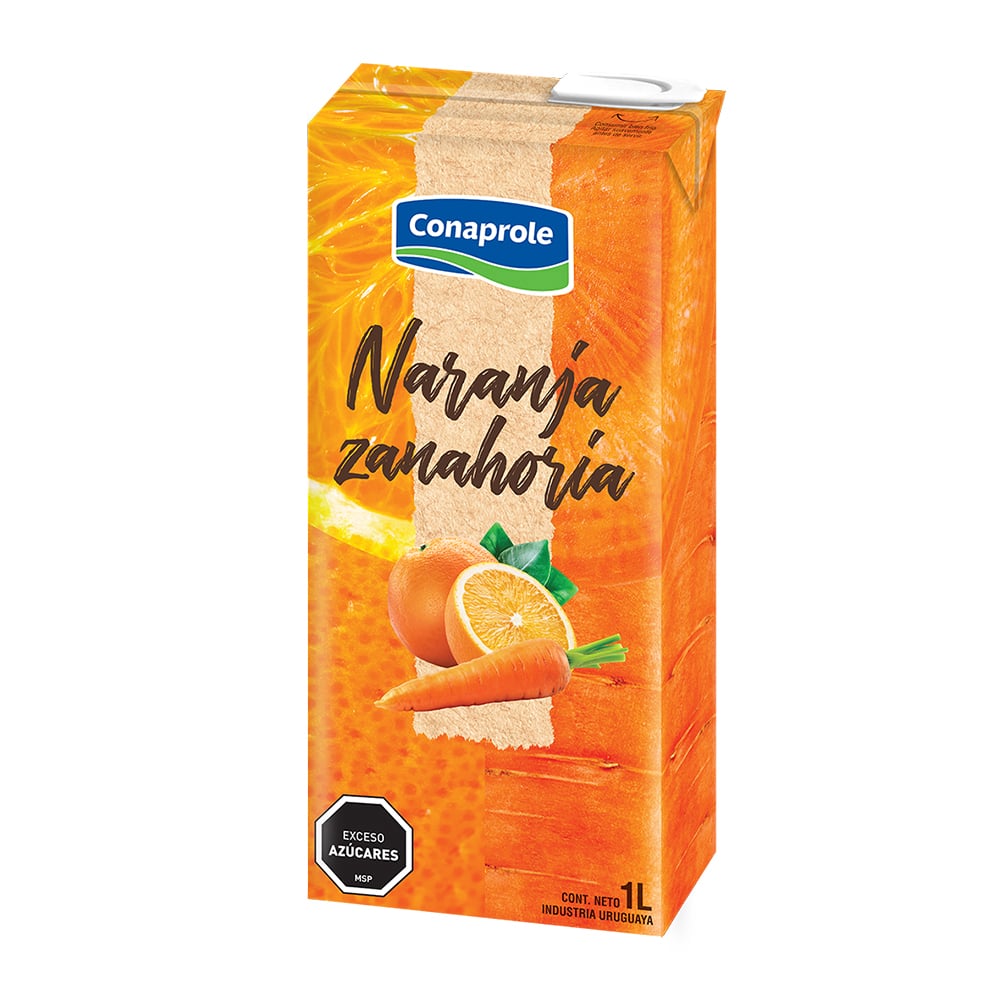 Jugo de Naranja y Zanahoria Conaprole 1 l