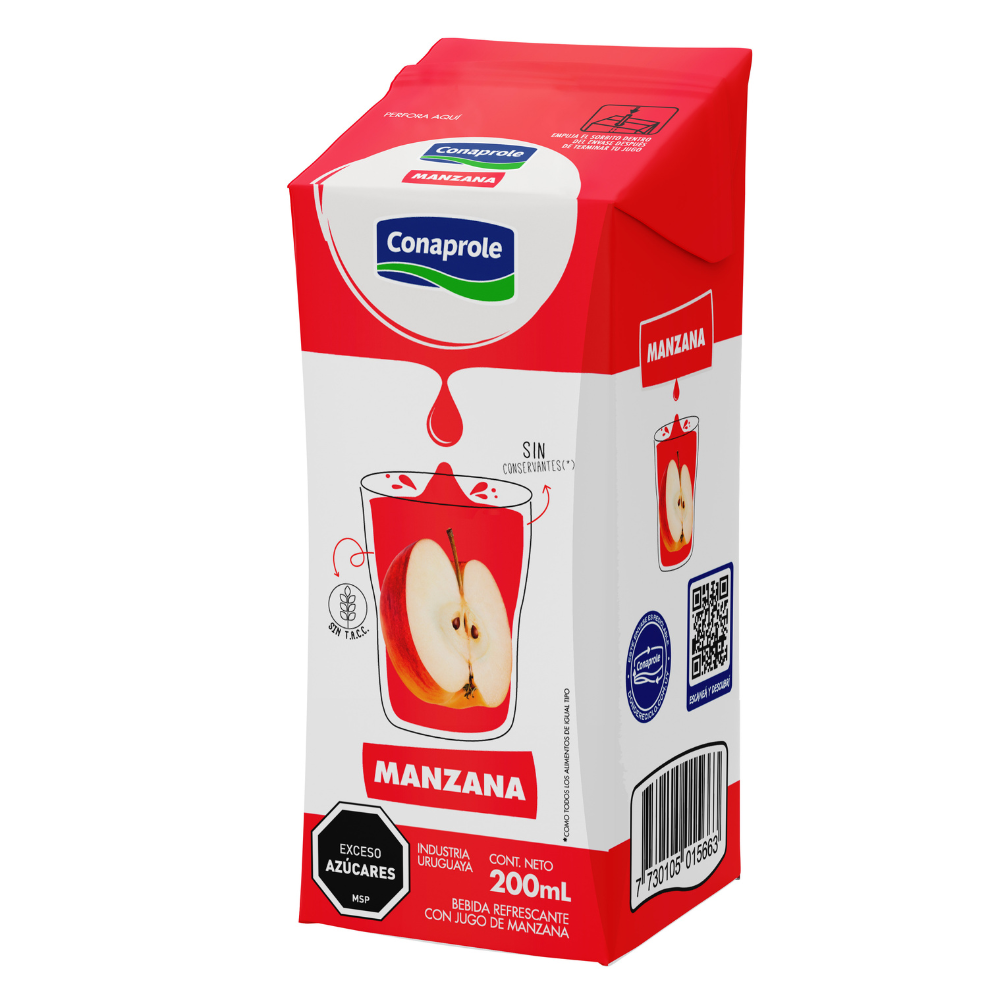 Jugo Conaprole de Manzana 200 ml