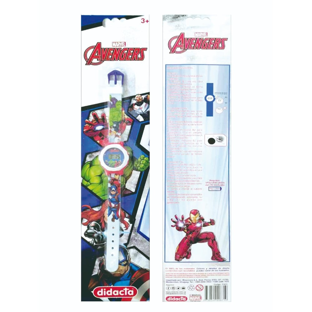 Reloj Didacta Avengers Infantil