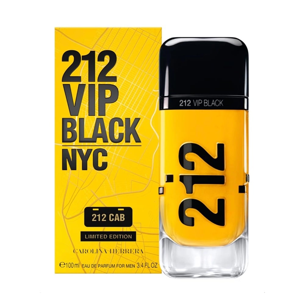Perfume Carolina Herrera 212 CAB Vip Black Men EDP 100 ml
