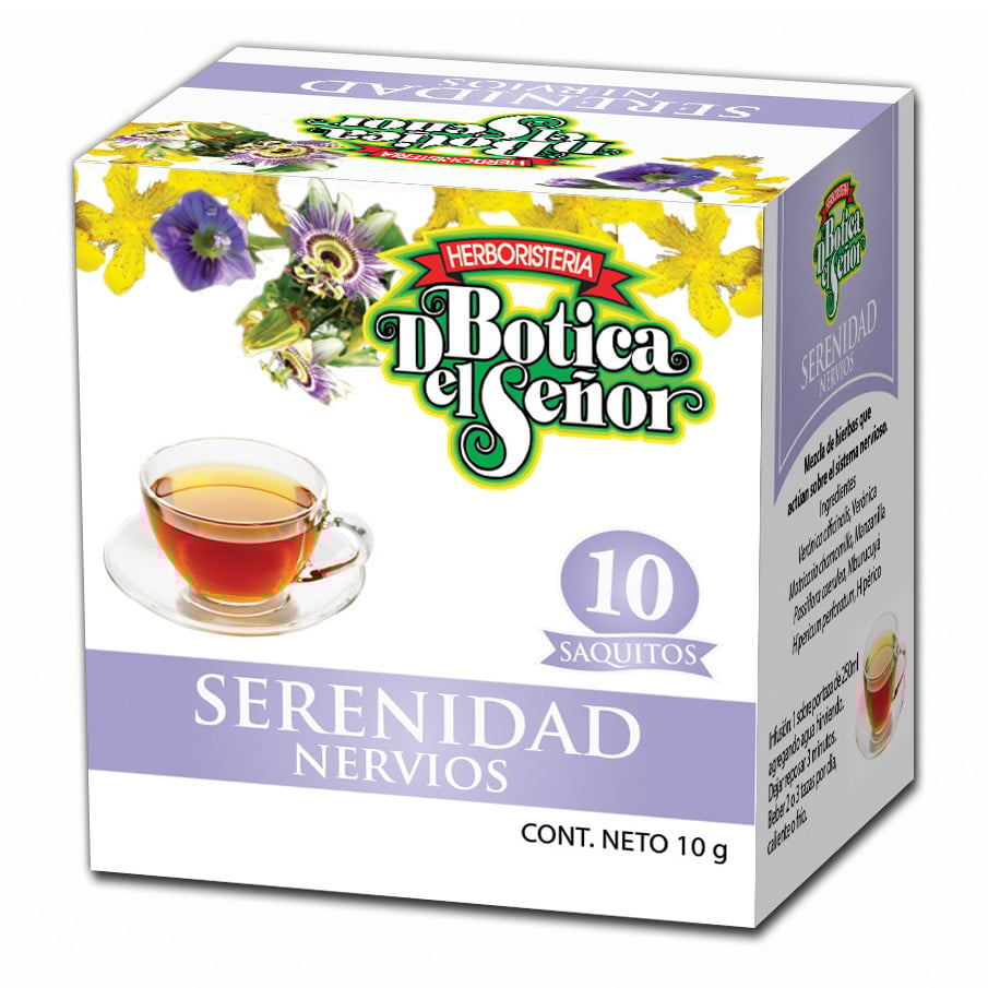 Té Serenidad Botica del Señor 10 Saquitos