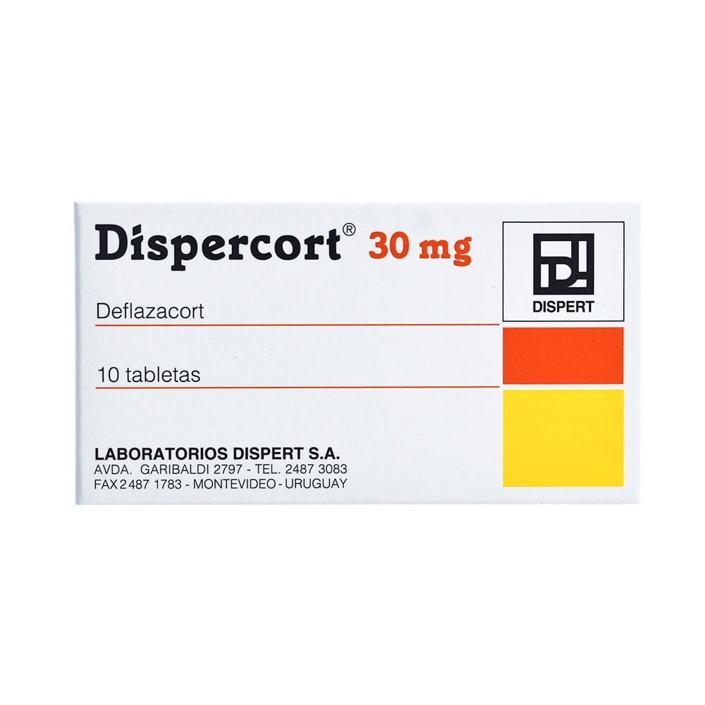 Dispecort 30 mg 10 Tabletas