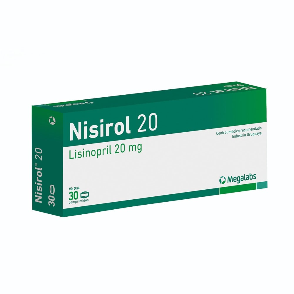 Nisirol 20 mg 30 Comprimidos