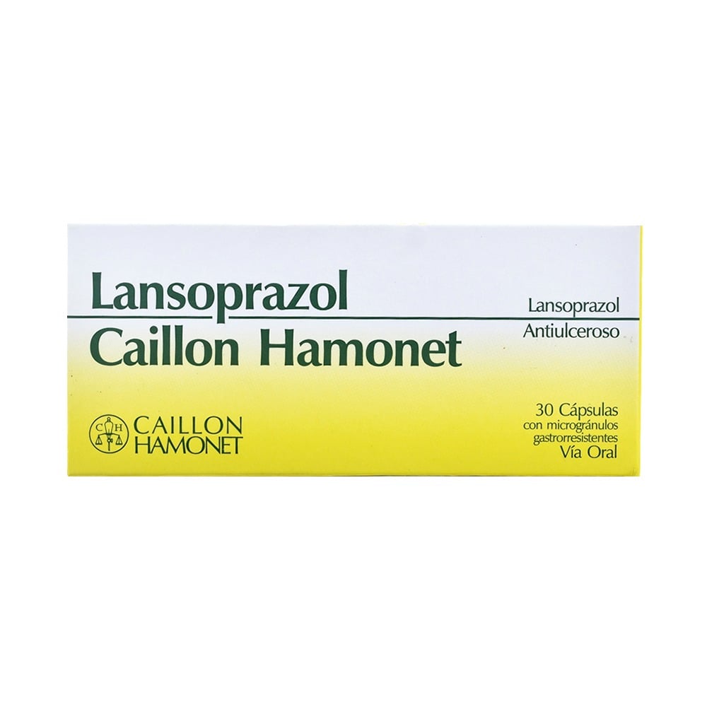 Lansoprazol 30 mg 30 Cápsulas Gastrorresistentes