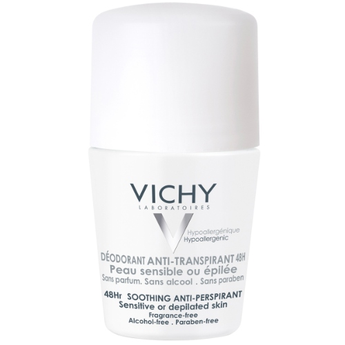 Desodorante y Antitranspirante en Roll On Vichy Piel Sensible 30 ml