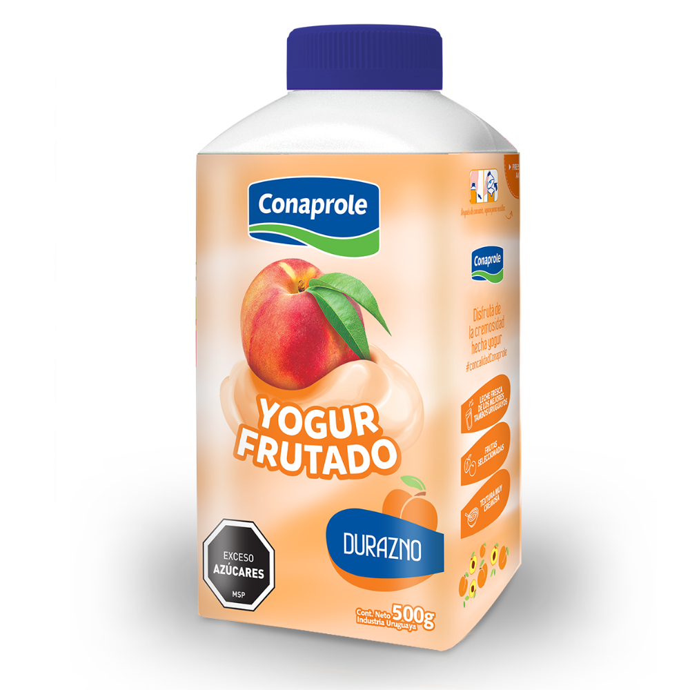 Yogurt Conaprole Frutado de Durazno 500 g