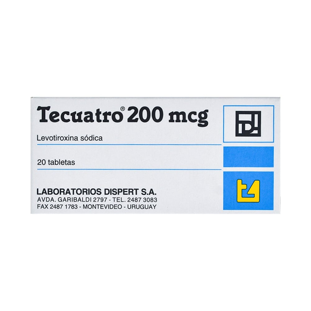 Tecuatro 200 mcg 20 Tabletas