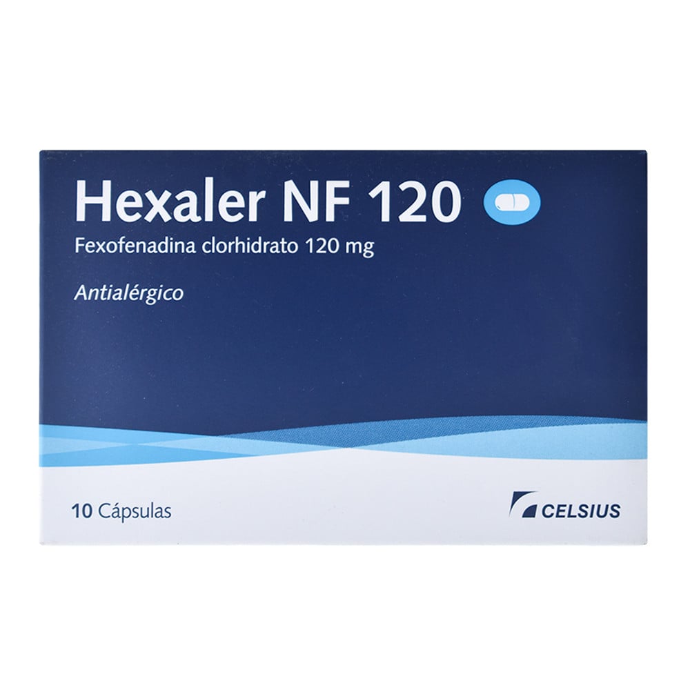Hexaler NF 120 mg 10 Cápsulas