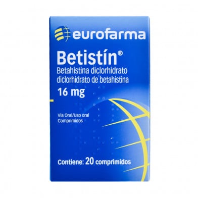 Betistin 16 mg 20 Comprimidos