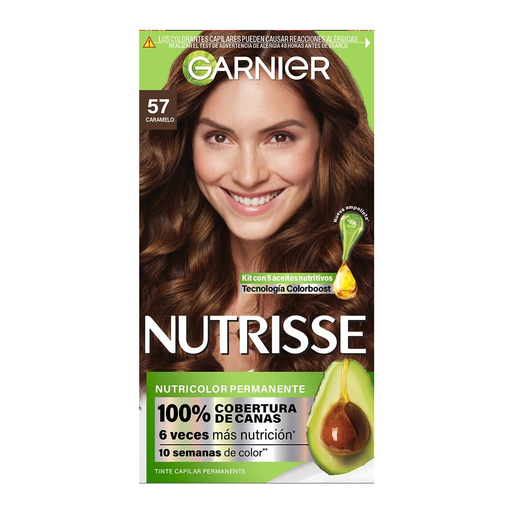 Tinta Garnier Nutrisse N°57 Caramelo