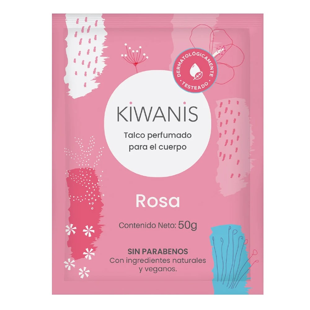 Repuesto Talco Corporal Kiwanis Rosa 50 g