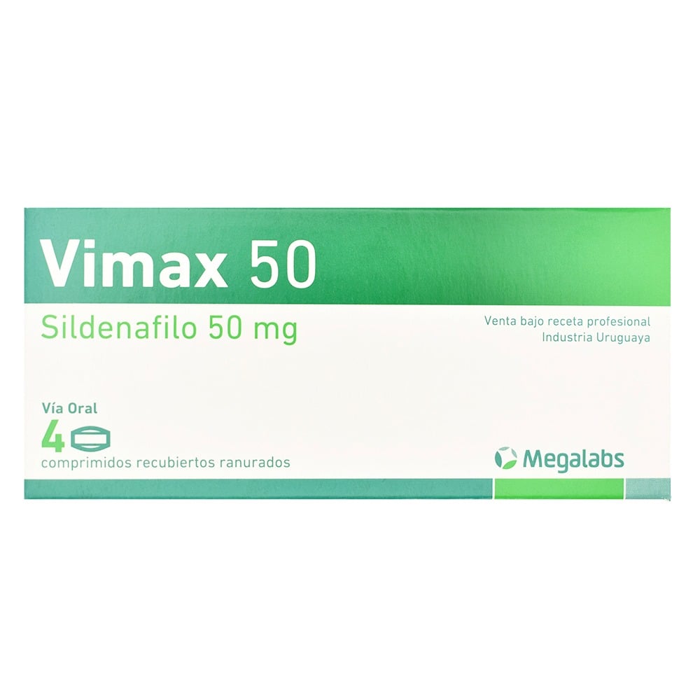 Vimax 50 mg 2 Comprimidos Recubiertos Ranurados