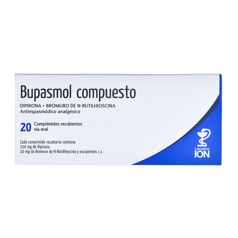 Bupasmol Compuesto 20 Comprimidos Recubiertos
