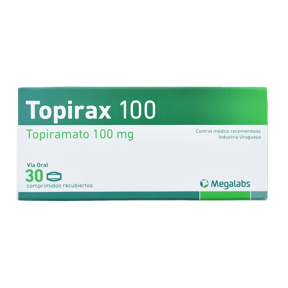 Topirax 100 mg 30 Comprimidos Recubiertos
