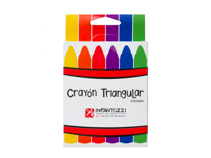Crayola Infantozzi Triangular 6 Colores