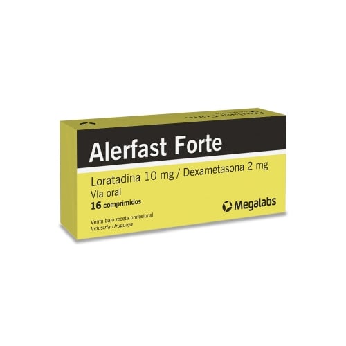 Alerfast Forte 10 mg/ 2 mg 16 Comprimidos