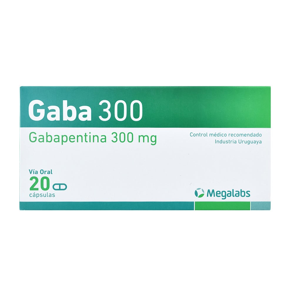GABA 300 MG 20 CÁPSULAS