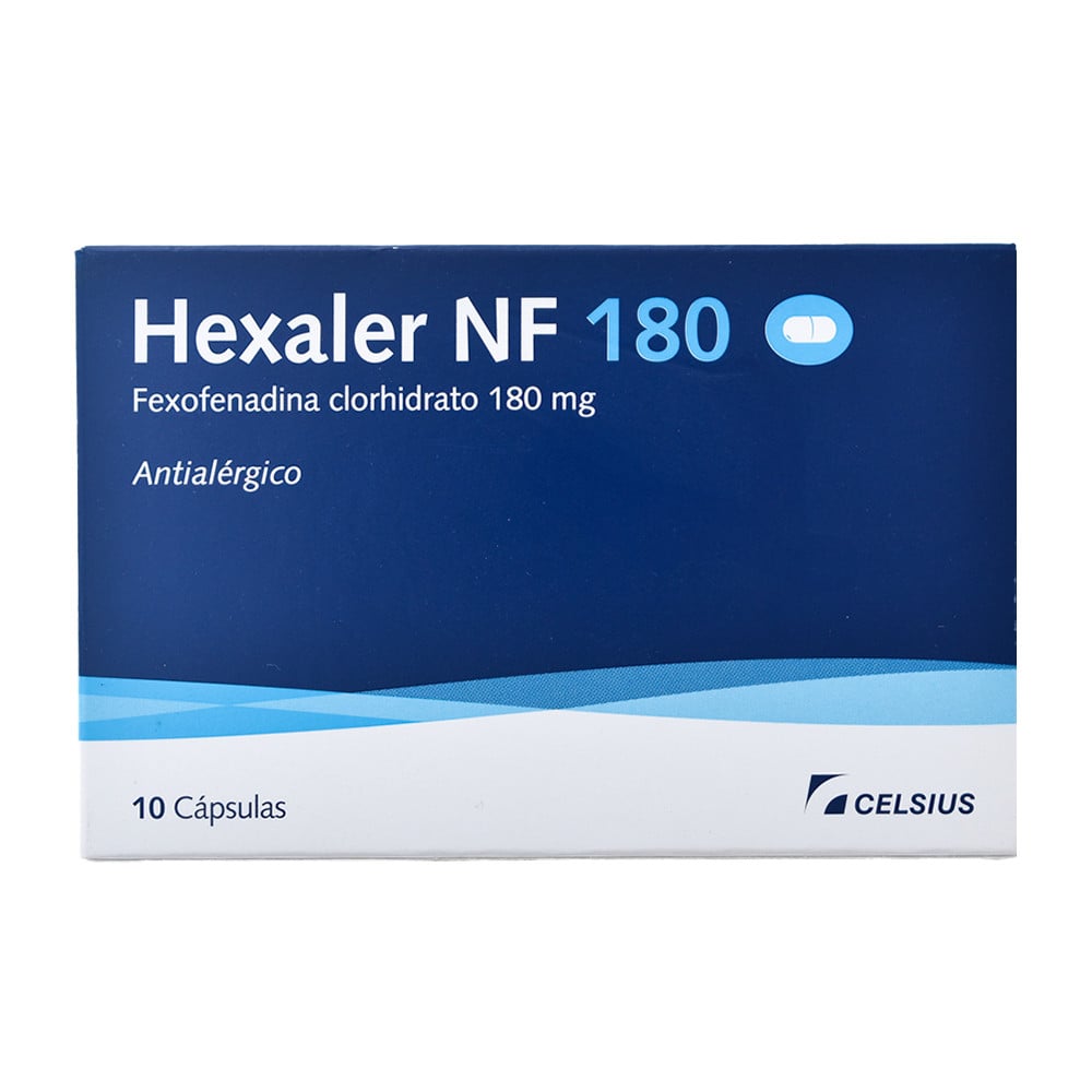 Hexaler NF 180 mg 10 Cápsulas