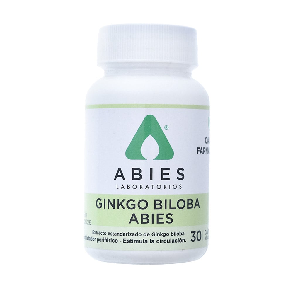 Ginkgo Biloba 80 mg Abies 30 Cápsulas