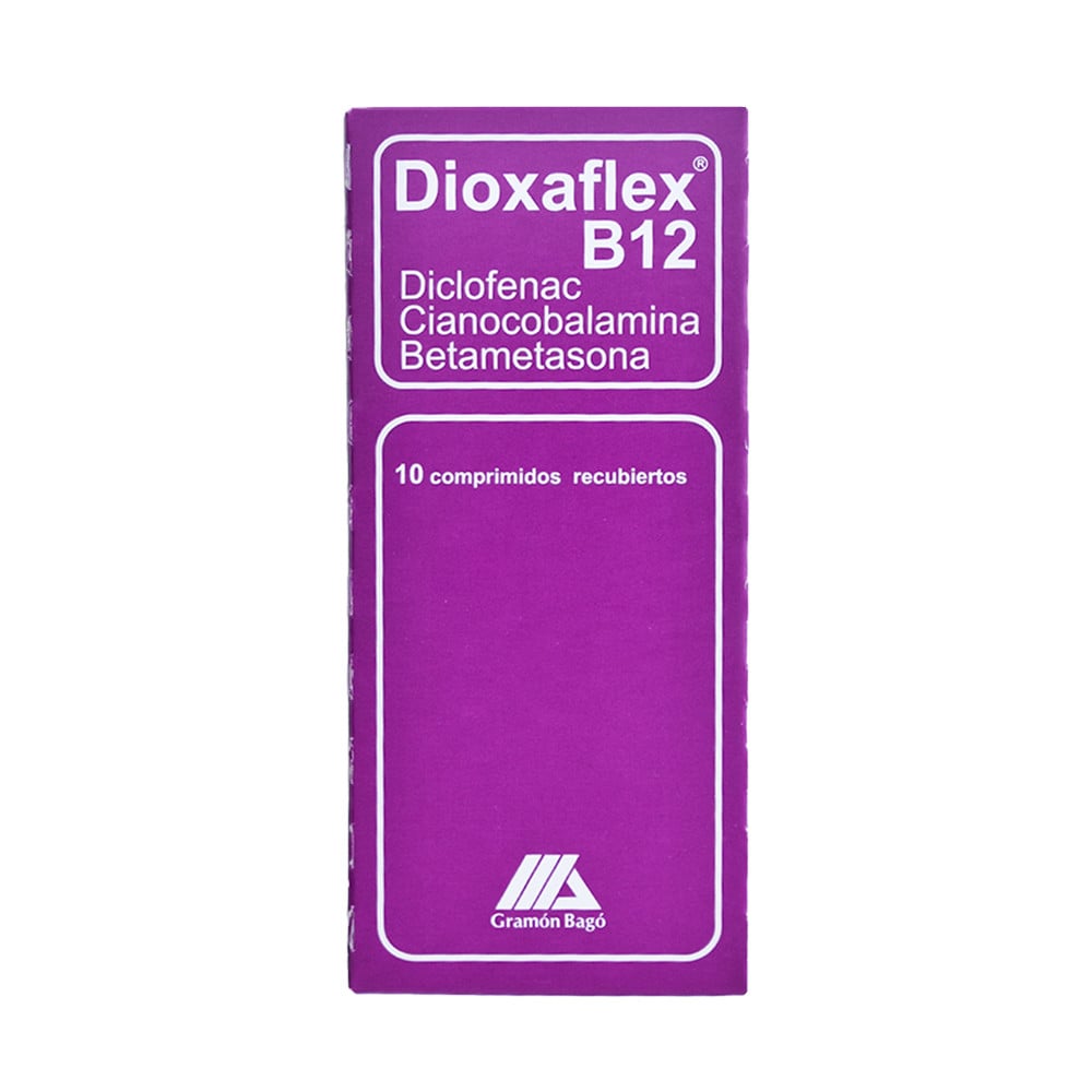 Dioxaflex B12 10 Comprimidos Recubiertos