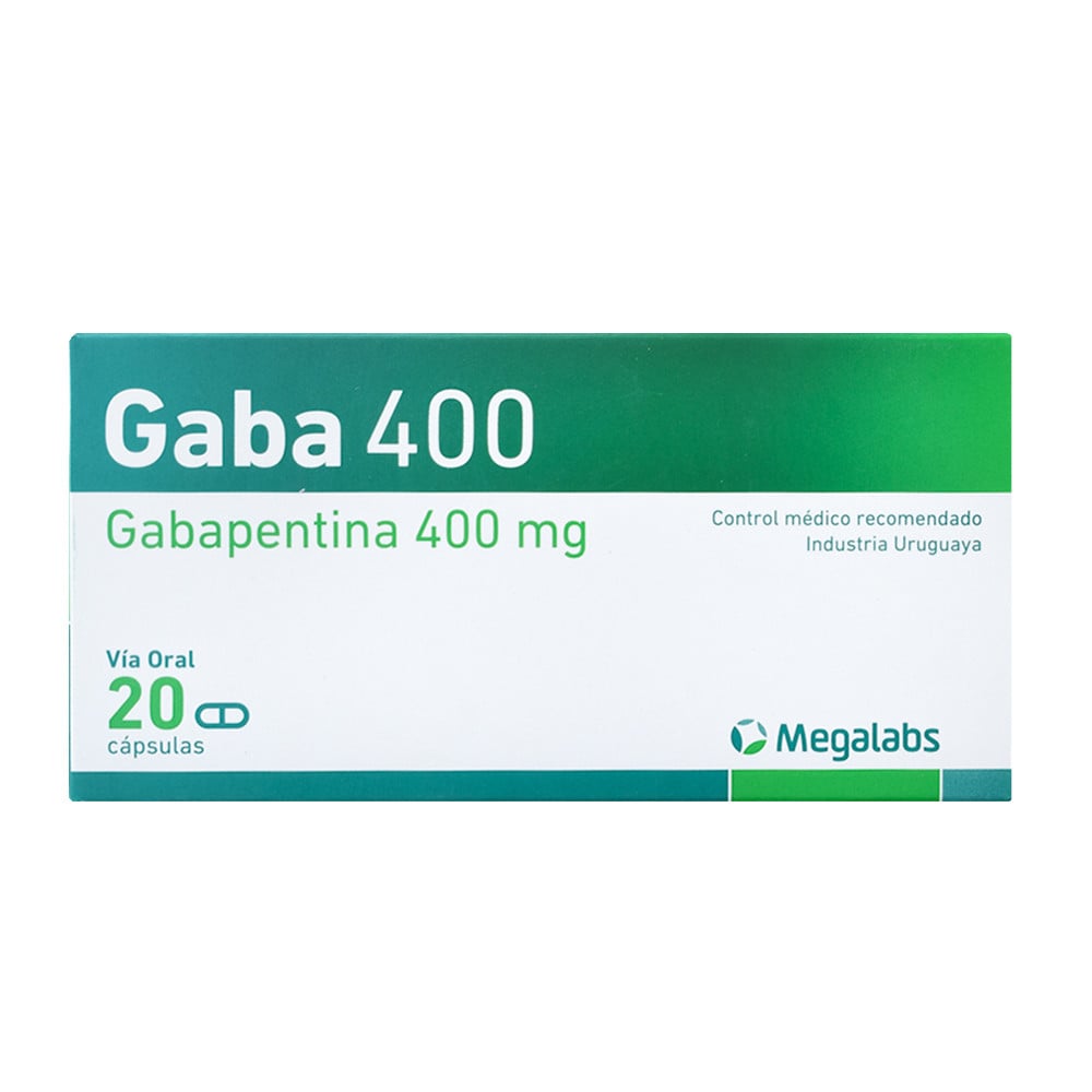 Gaba 400 mg 20 Cápsulas