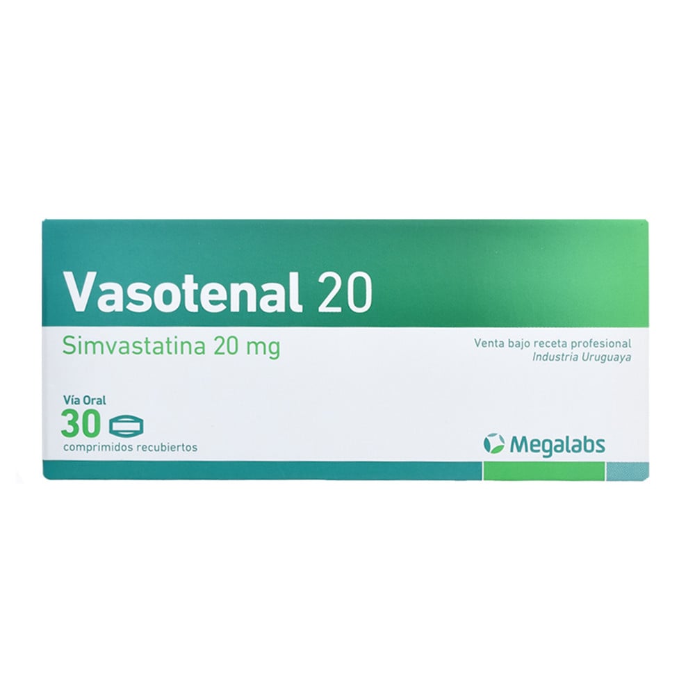 VASOTENAL 20 MG 30 COMPRIMIDOS