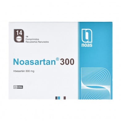 Noasartan 300 mg 14 Comprimidos Recubiertos Ranurados
