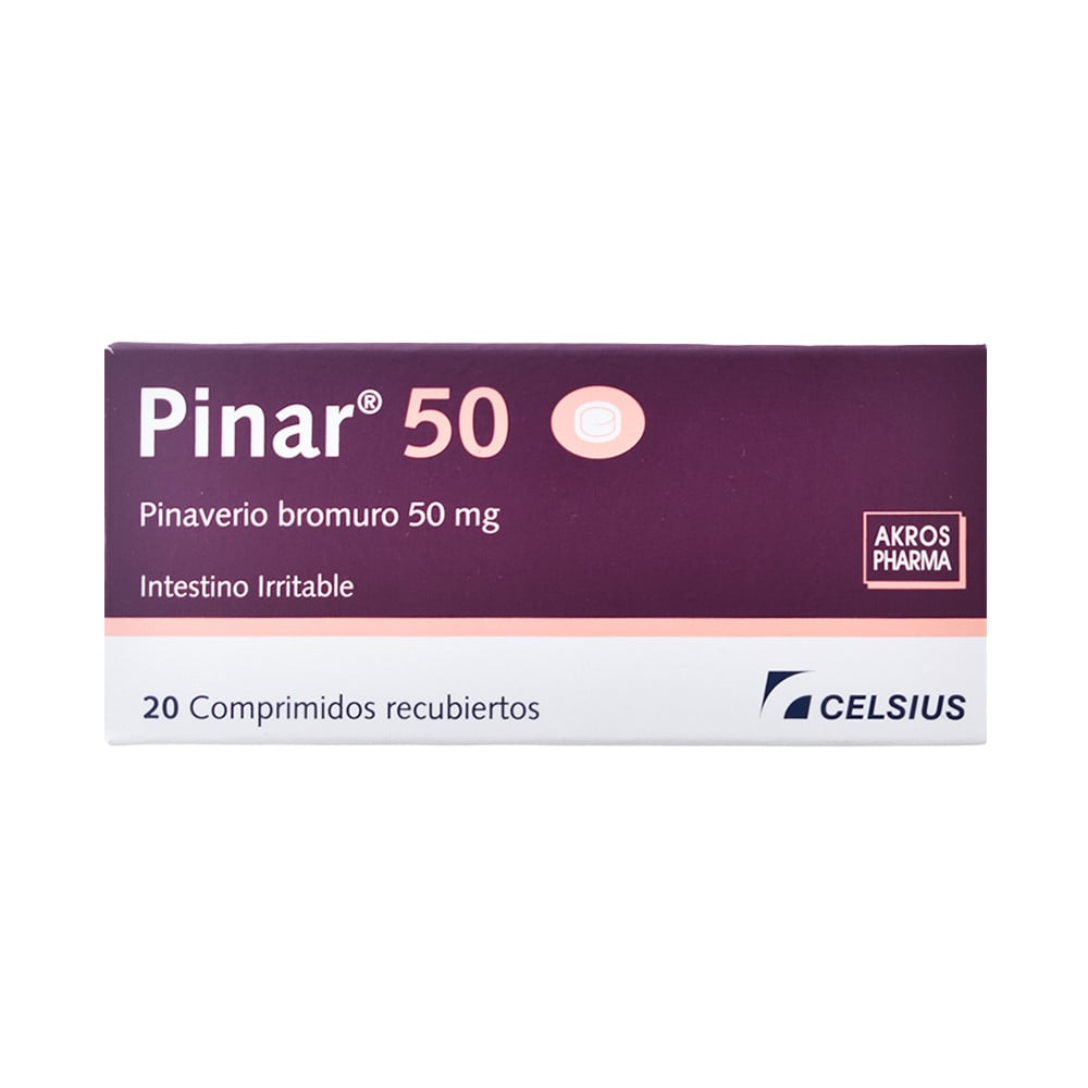 Pinar 50 mg 20 Comprimidos Recubiertos