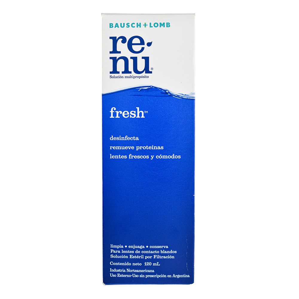 Renu Fresh Solución para Lentes de Contacto 120 ml