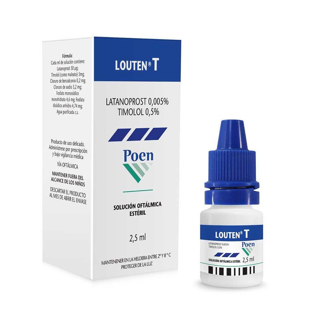Louten T 0.005%/0.5% Solución Oftálmica 2.5 ml