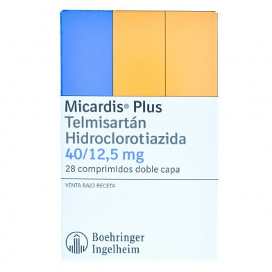 Micardis Plus 40 mg/12.5 mg 28 Comprimidos Doble Capa