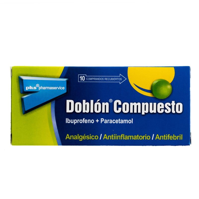 Doblón Compuesto 200 mg/300 mg 10 Comprimidos Recubiertos