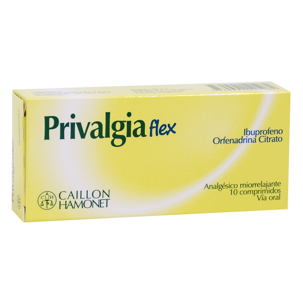 Privalgia Flex 400 mg/35 mg 10 Comprimidos