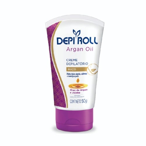 Crema Depilatoria Depi-Roll Facial Argán 50 g