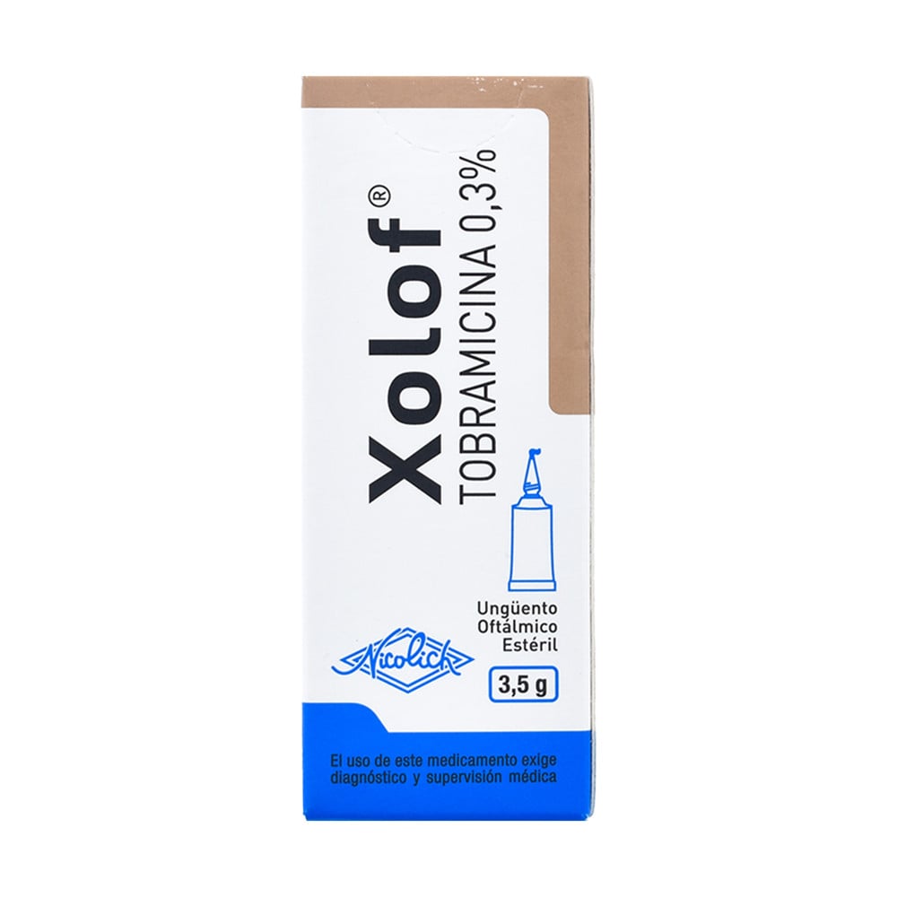 Xolof 0.3% Ungüento Oftálmico 3.5 g