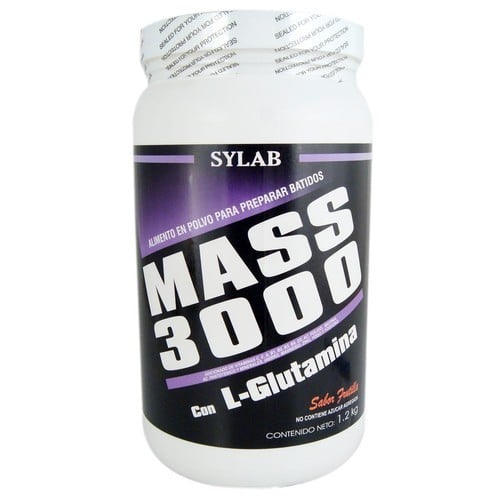 Suplemento Sylab MASS 3000 Sabor Frutilla 1.2 kg