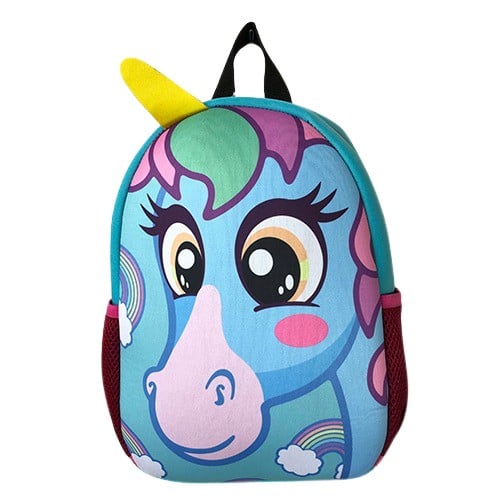 Mochila Infantil Brio Unicornio Neopreno 