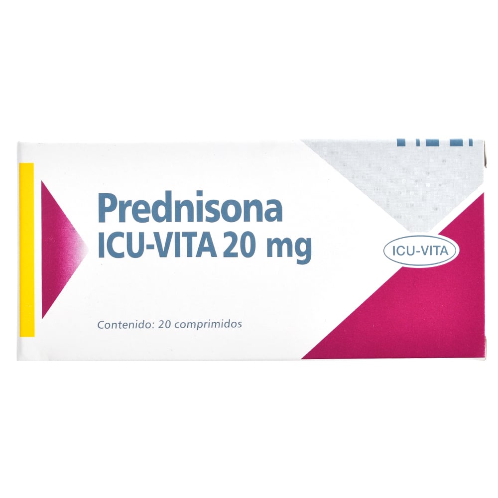 Prednisona ICU-VITA 20 mg 20 Comprimidos