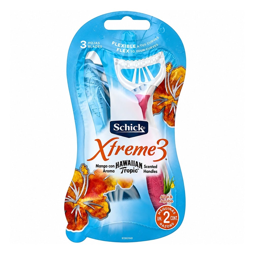 AFEITADORA XTREME3 PIEL DELICADA 2 UNIDADES