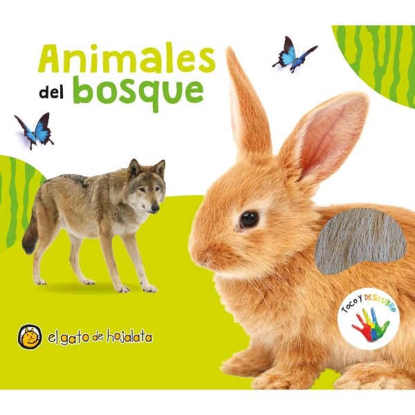 Libro Toco y descubro - animales del bosque