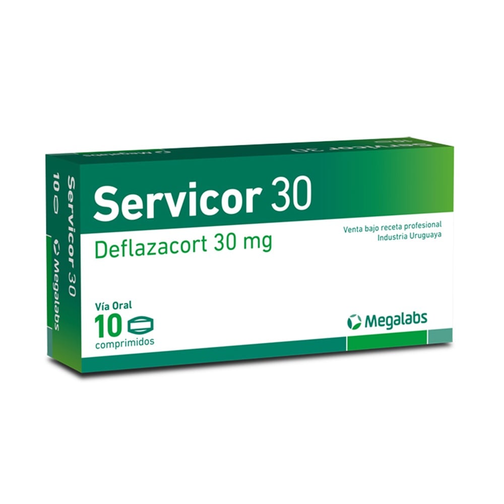 SERVICOR 30 MG 10 COMPRIMIDOS