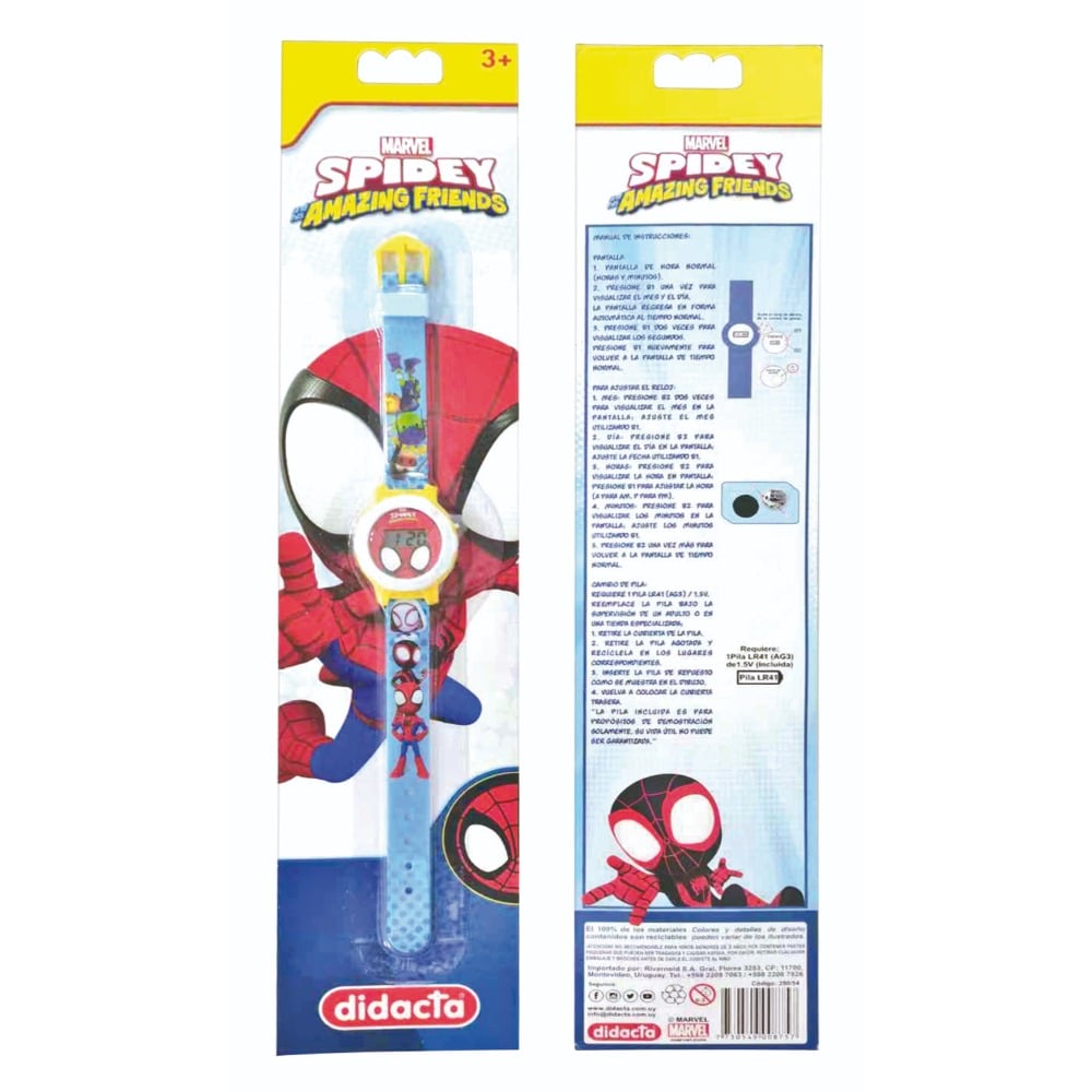 Reloj Didacta Spidey Infantil