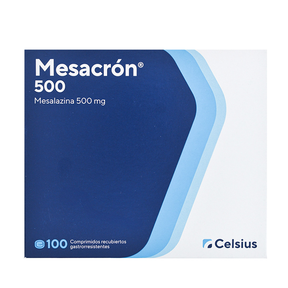 Mesacron 500 mg 100 Comprimidos Recubiertos Gastrorresistentes