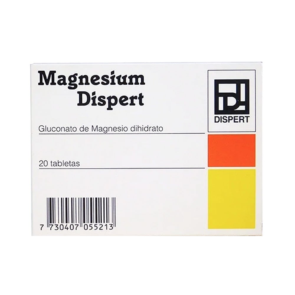 Magnesium Dispert 20 Tabletas