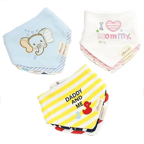 Set Baberos Bandana Akas Nena 3 Unidades Diseños Surtidos Talle Único